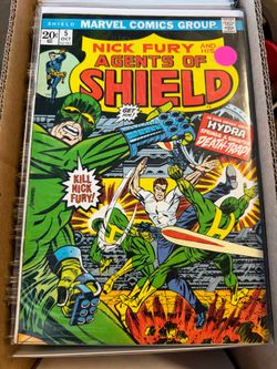 Nick Fury Agent of Shield 5 marvel comic book