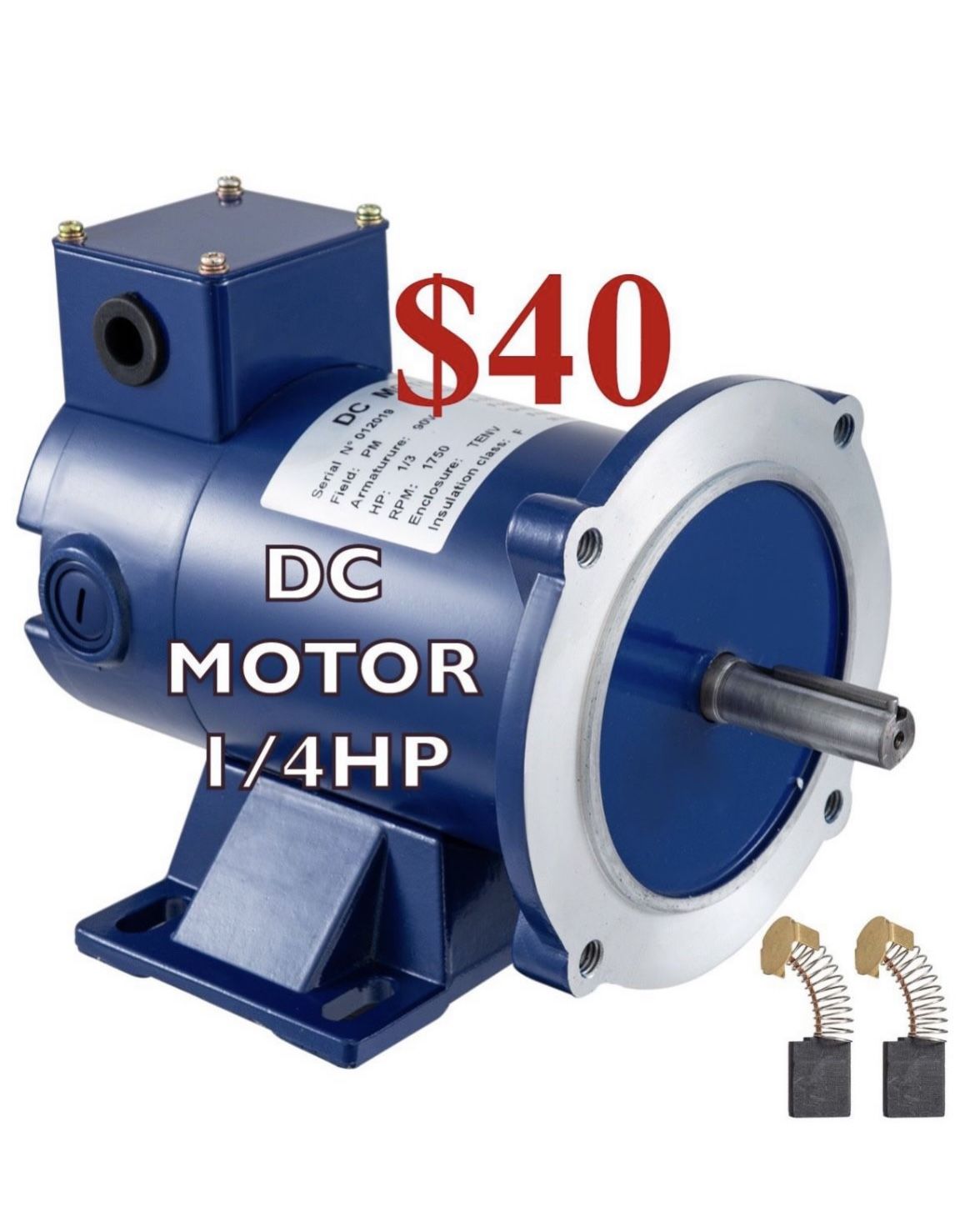 DC Motor 1/4HP. $40.00 FIRM!!