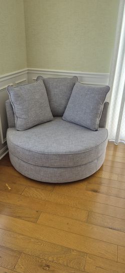 Round corner sofa chair