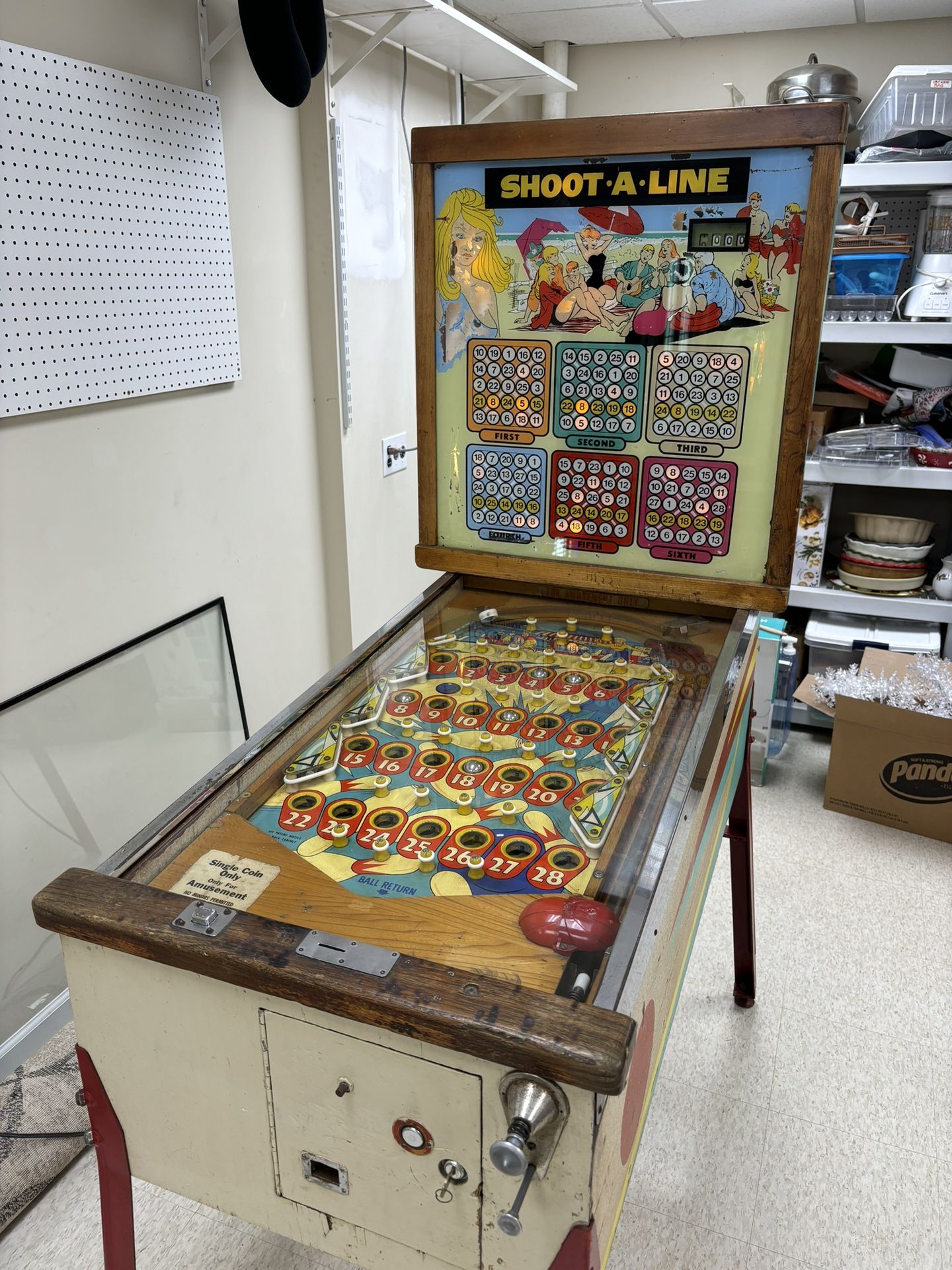 Vintage 1960’s Pinball Machine