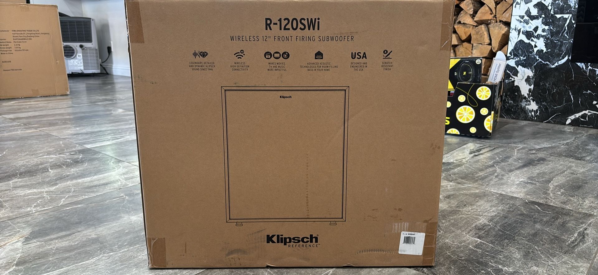 Klipsch R-120SWi 230W 12" Wireless Subwoofer with Digital Amplifier