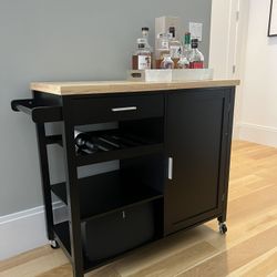 New Kitchen Island Wine Rack