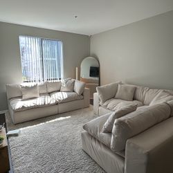 Stain Resistant Cloud Couch (Negotiations Welcomed)