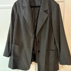 Wm Grey Tweed Blazer