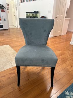 Set of 2 Blue Chairs