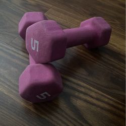 5 Lbs Thumbells Pair