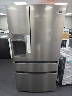 Frigidiare 4 door stainless steel with a flex drawer