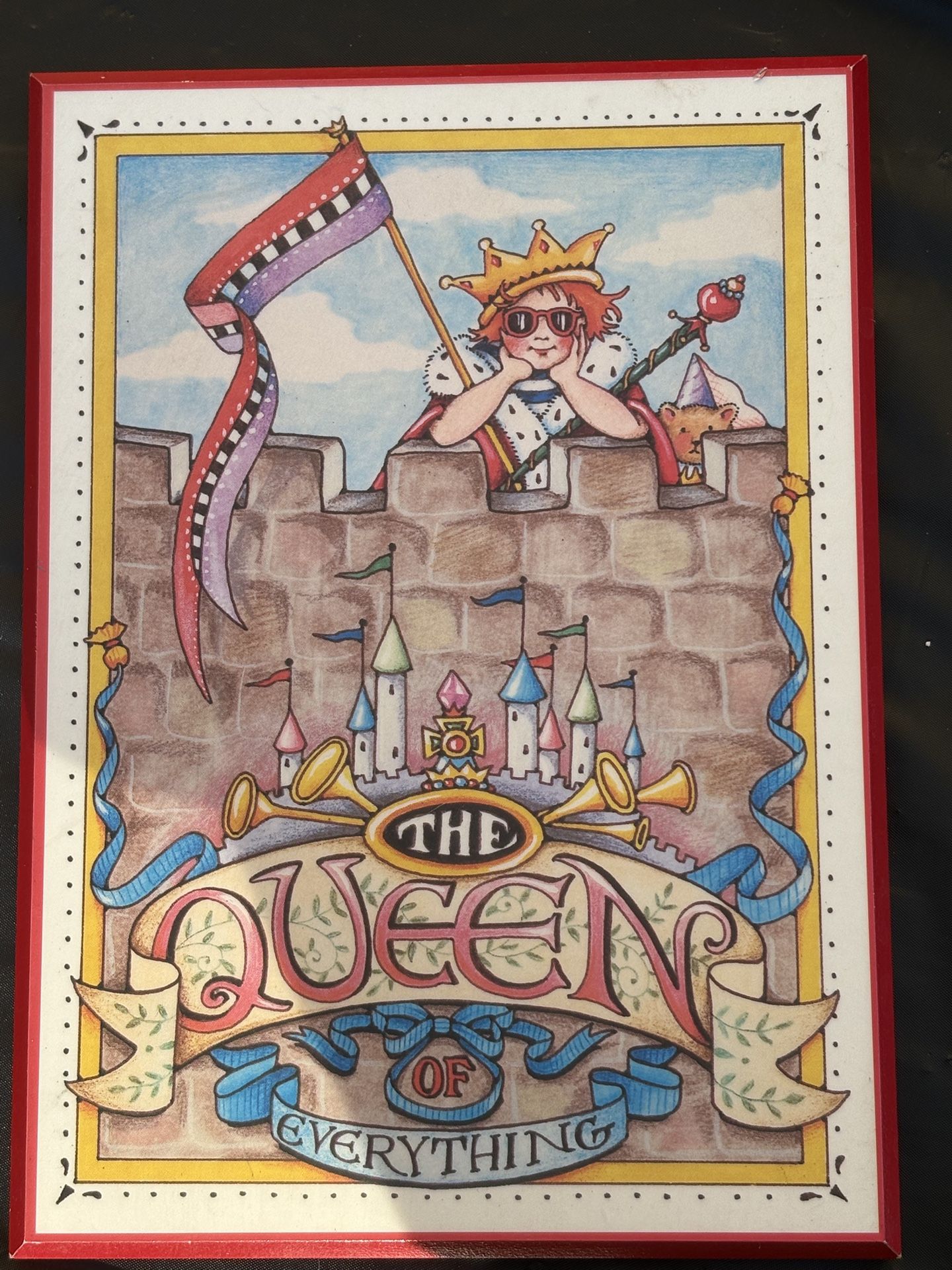 Mary Engelbreit The Queen Of Everything Colorplak Collection Wall Plaque