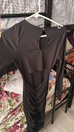size M dress all black for women