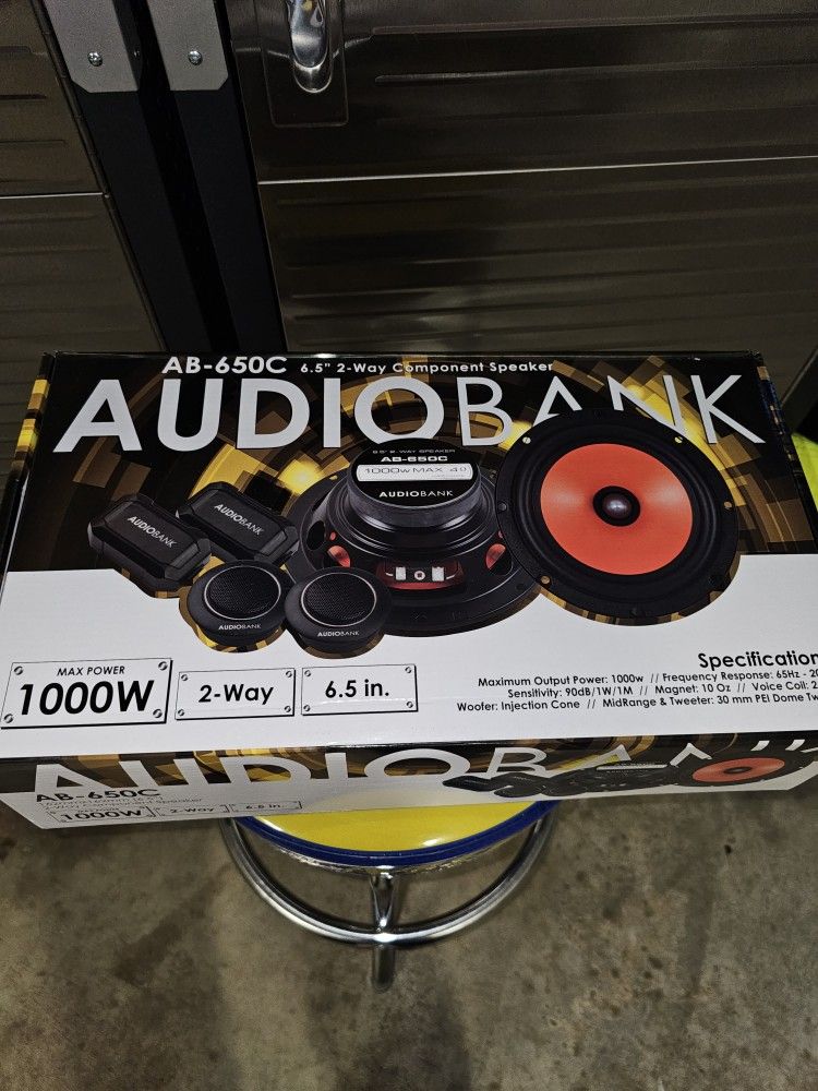 (2) sets 6.5/1000 Watt Audio Speakers + tweeters