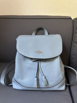 Coach leather backpack