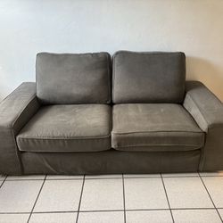 Comfy Dark Gray Couch Sofa 