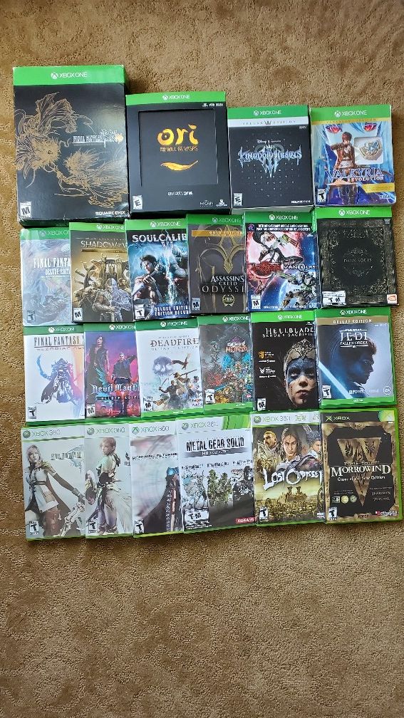 Xbox one games collection (I'm not piecing things out)