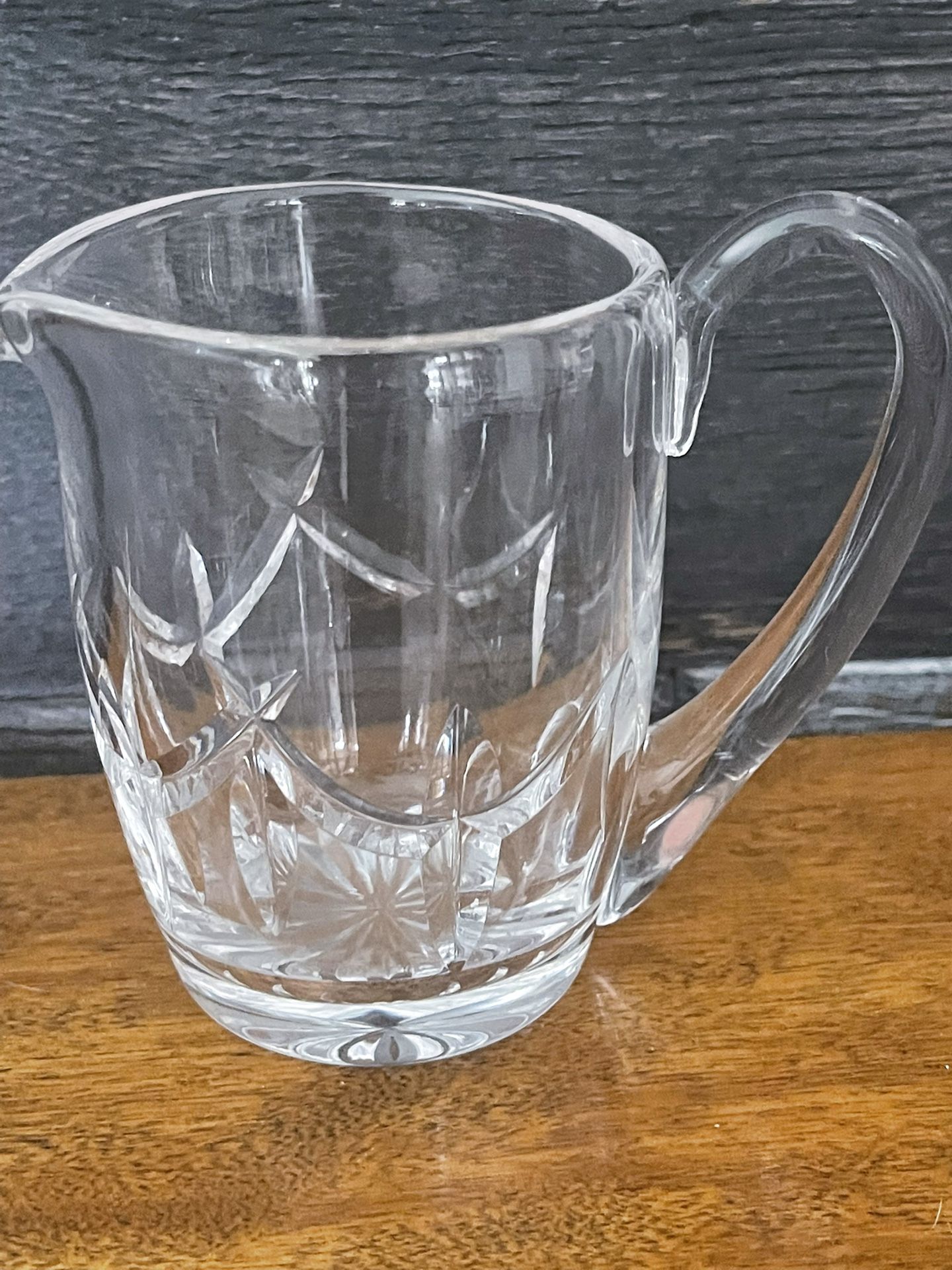 Waterford 4 Inch Crystal Creamer Miniature Pitcher