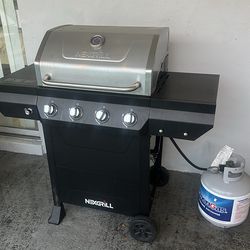 GRILL With propane tank