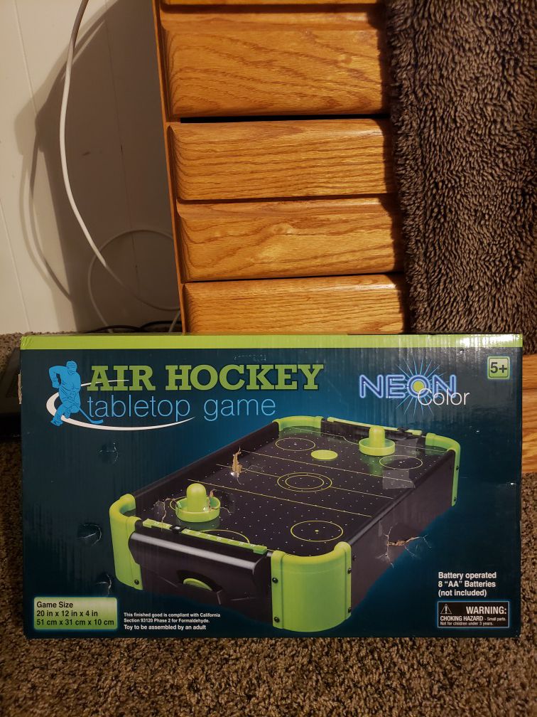Air hockey table top Neon Color