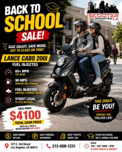 🎓 College Starts Soon... Why Sit in Traffic? 🛵 Lance Cabo 200i Fuel Injected
