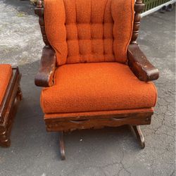 70s Classic Rocking Chair 