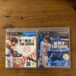 PS3 MLB The Show 10 & 12