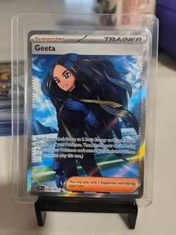 Geeta 218/197 Pokémon TCG Holo Rare Card