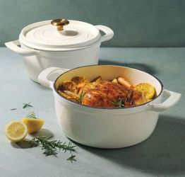 Tramontina 4-quart & 6-quart Enameled Cast Iron Round Dutch Oven, 2-pack