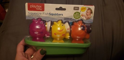 Playtex baby Squeeze Fish Squirters