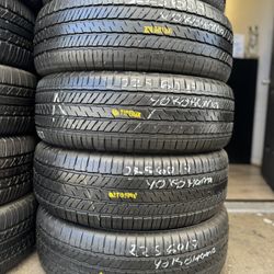 225/60R17 Yokohama Set Of Used Tires Great Condition Installed And Balanced
