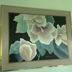 Large floral frame
