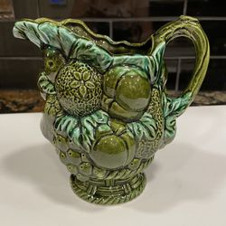 Vintage Rubens Original Decorative Pitcher “ Festive Orchard” 