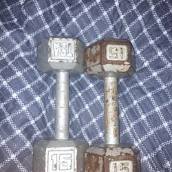 15lb dumbbell set