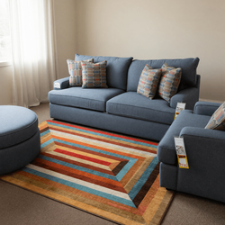 England Furniture Eloise Denim Sofa & Chair Set – Like New - Byram, MS