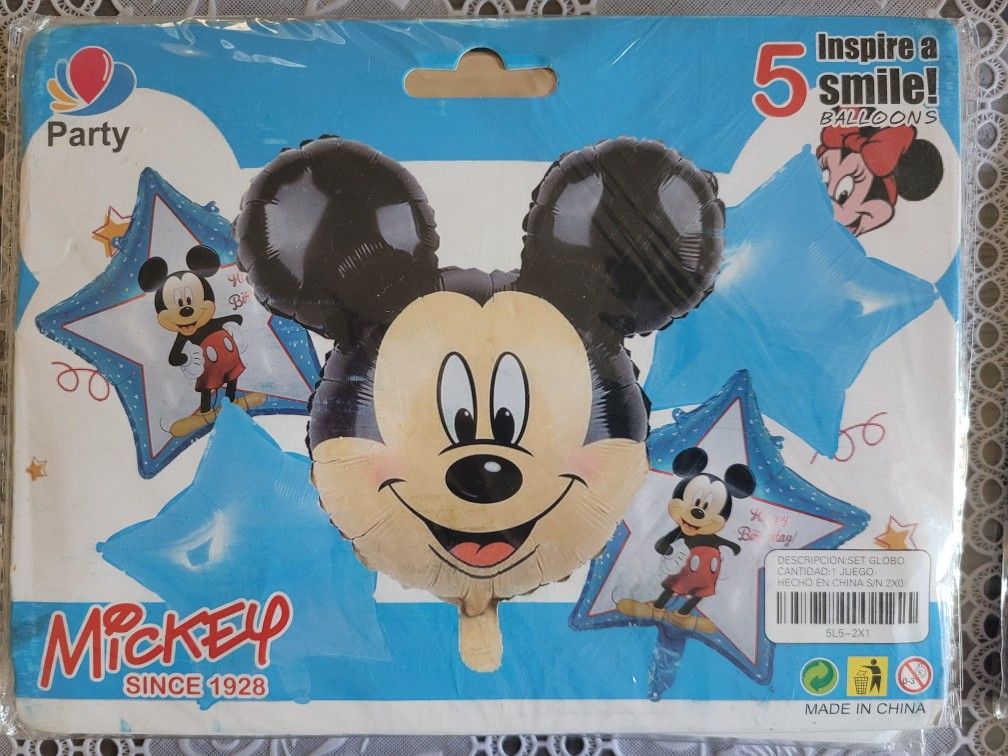 Mickey Mouse balloons