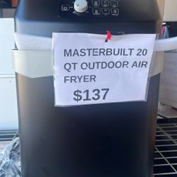Masterbuilt 20qt Outdoor Air fryer  
