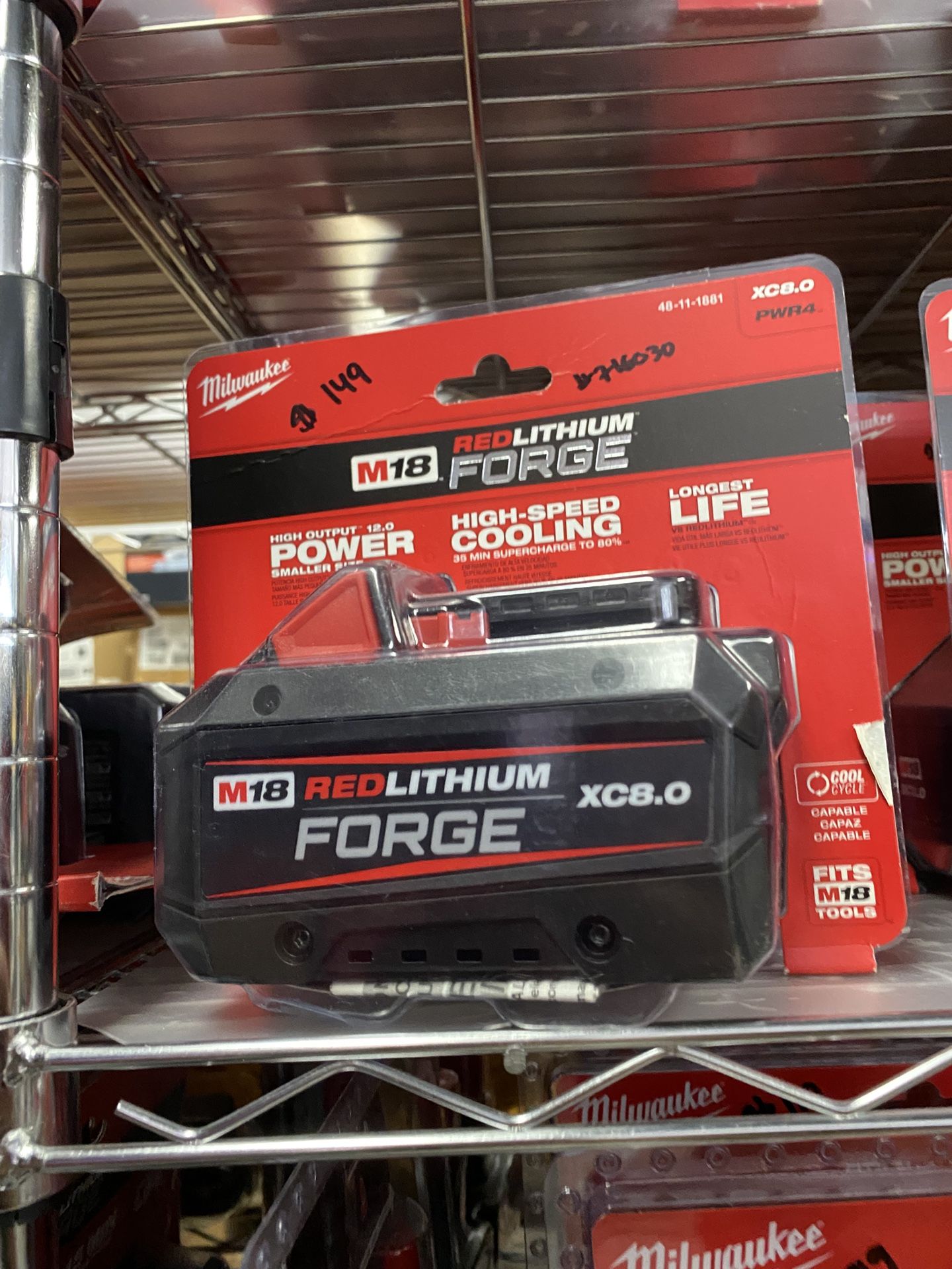 Milwaukee M18 Forge Xc 8.0 