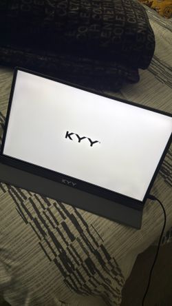 KYY Portable Monitor 15.6'' FHD 1080P USB C HDMI Gaming Monitor