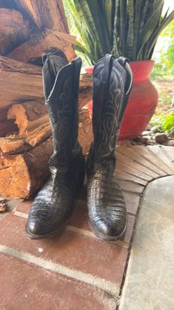 Black Cowboy boots men’s 9