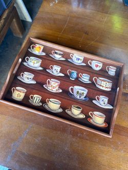 Vintage tea cup tray