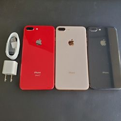 iPhone 8 Plus 256gb - UNLOCKED - Like New (Color Choices)