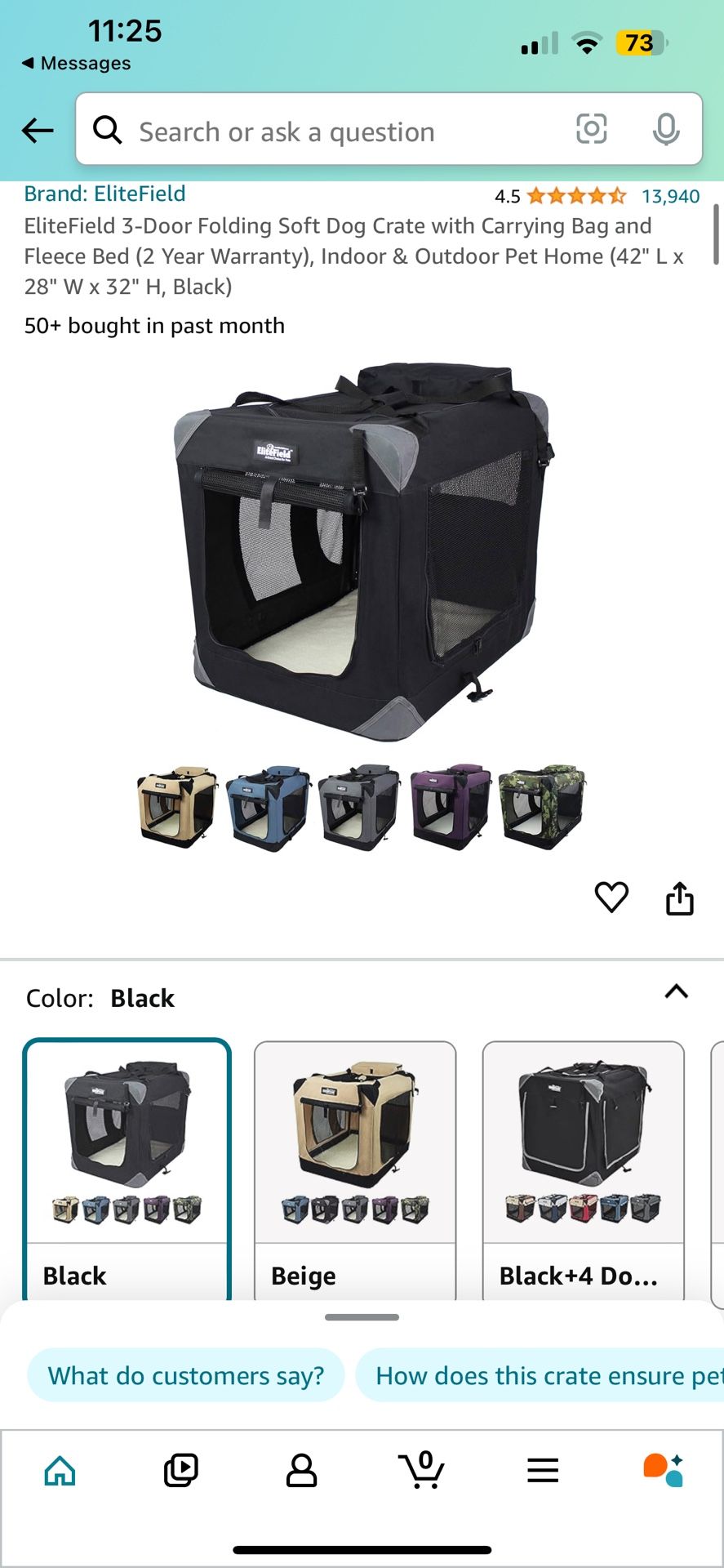 Soft Dog Crate