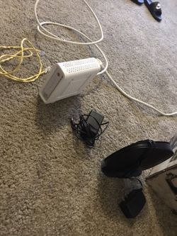 New router and modem