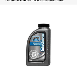 Bel ray silicone dot 5 performance brake fluid
