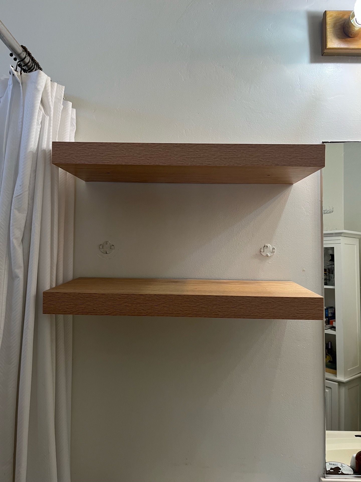 Floating shelves