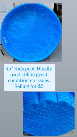 Kids Pool, Tricycle & Glass chandelier for sale ✨