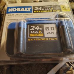 Kobalt 4.0 And 6.0 Ah Lithium Battery Packs 