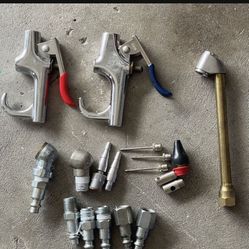 Air Tools Attachments  & 5 Gallon Bucket