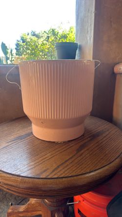 Pink planter