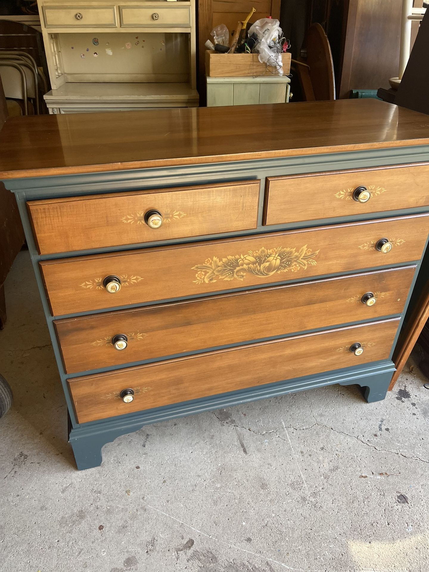 Stunning Solid five Drawer dresser