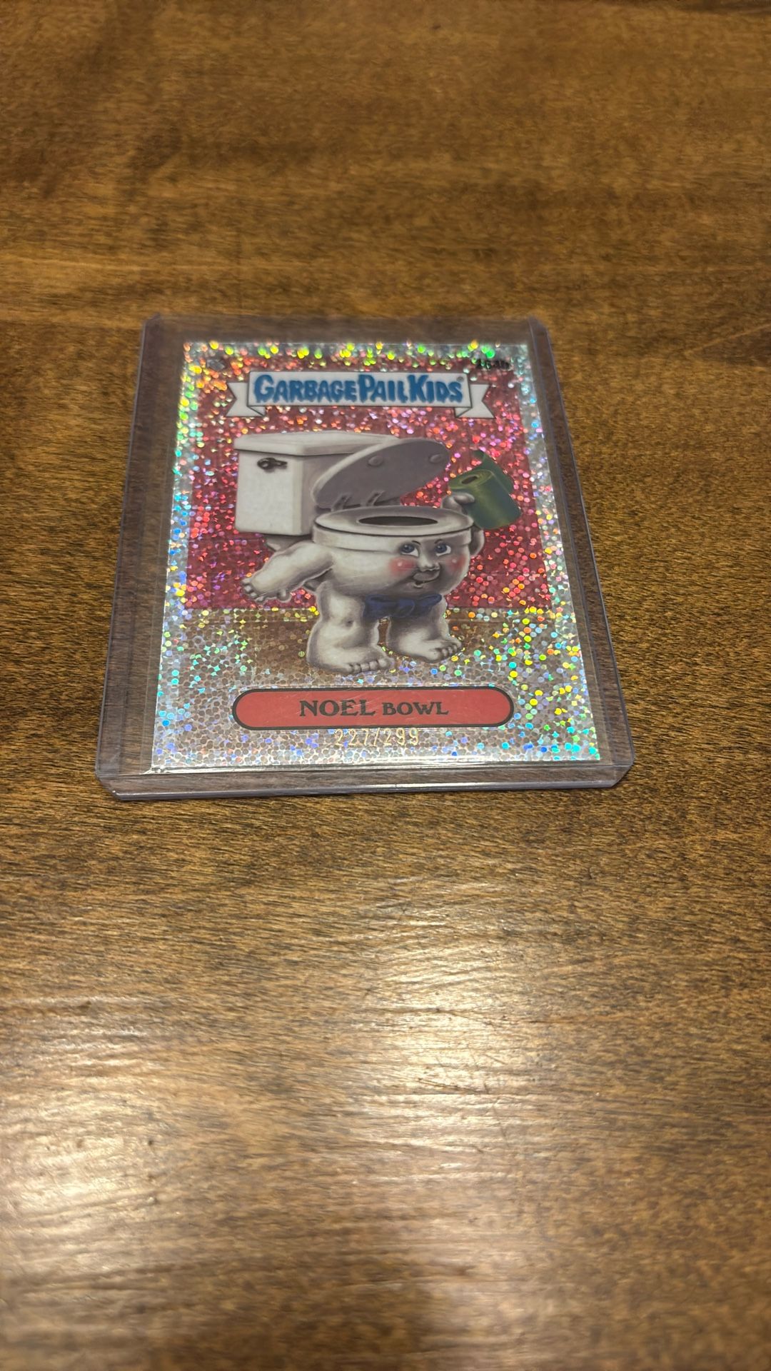 2024 Garbage Pail Kids Sparkle Refractor /299 Noel Bowl #264b