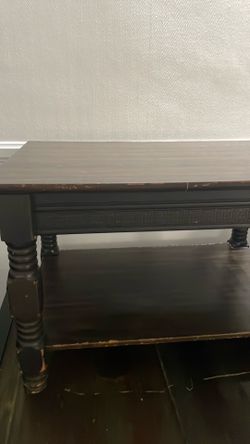 Brown wooden table