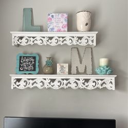 Decorative Wood Shelves 